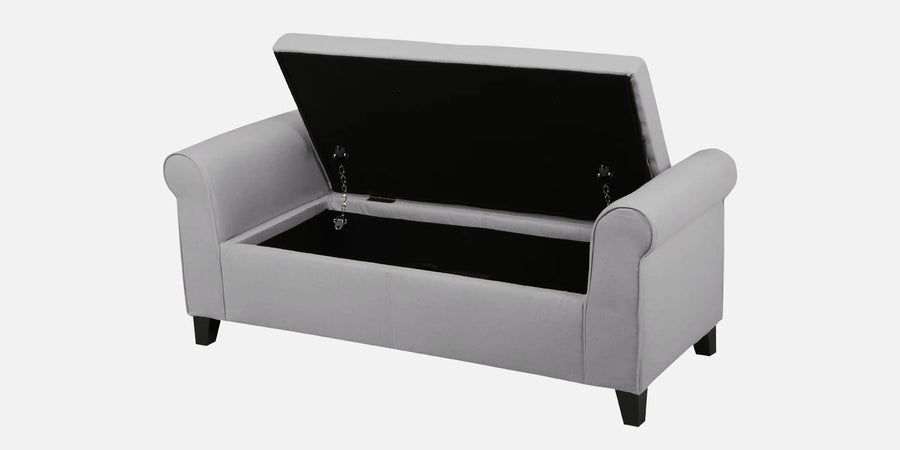 Molo Fabric 2 Seater Recamier In Lit Grey Colour With Storage - Febonic Living