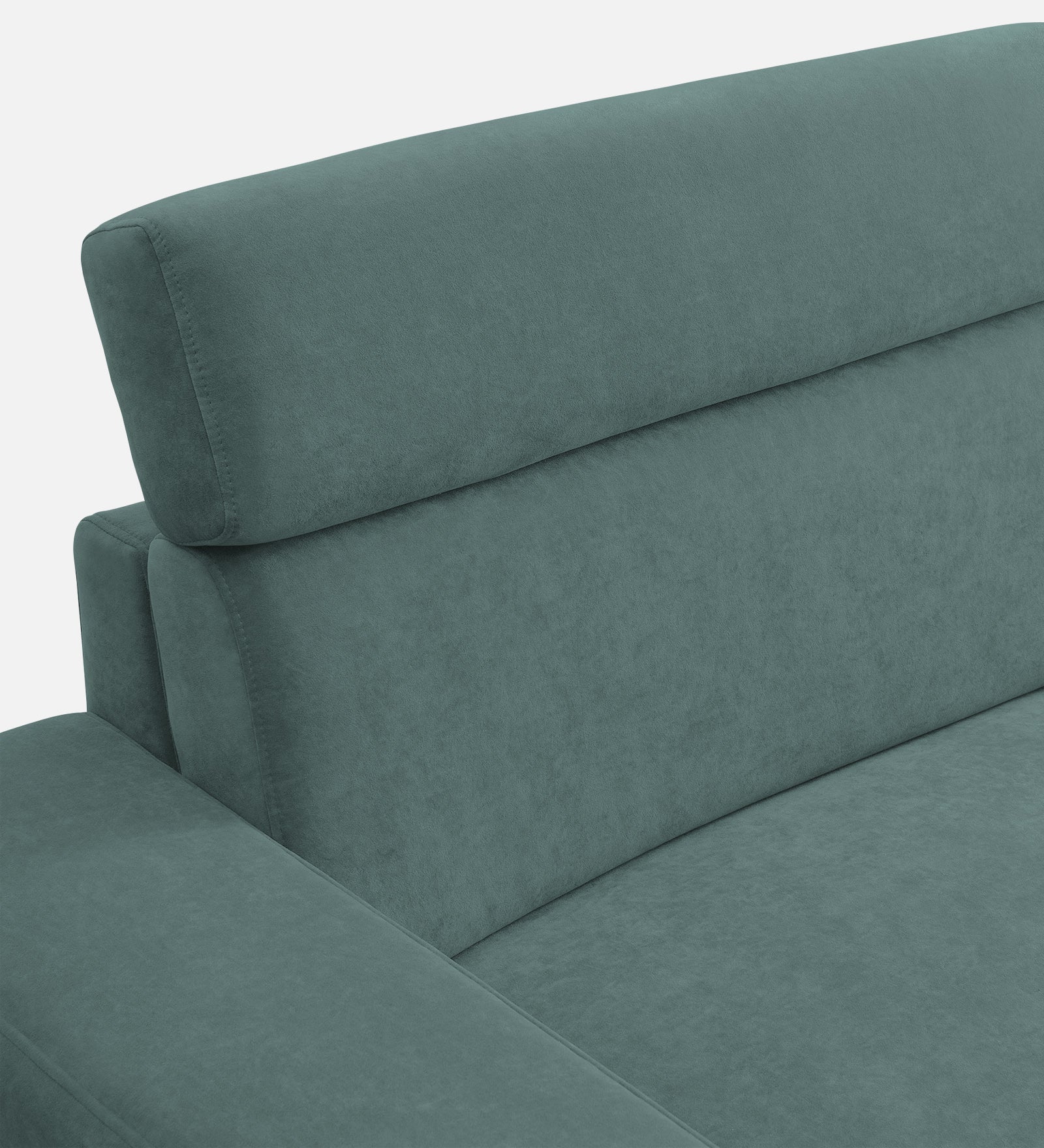 Hiro Fabric 1 Seater Sofa In  Pista Green Colour - Febonic Living