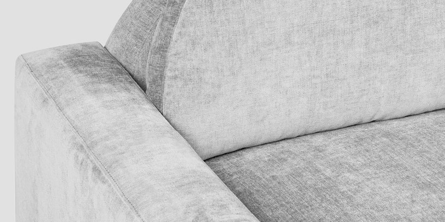 Dara Fabric 2 Seater Sofa In Lit Grey Colour - Febonic Living