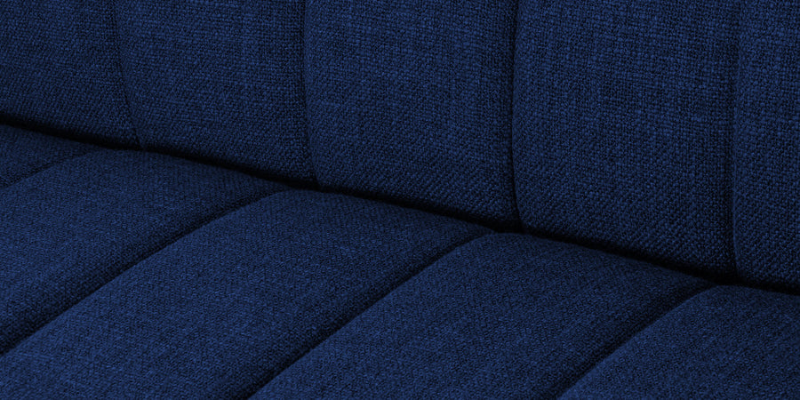 Lara Fabric 2 Seater Sofa In Royal Blue Colour - Febonic Living