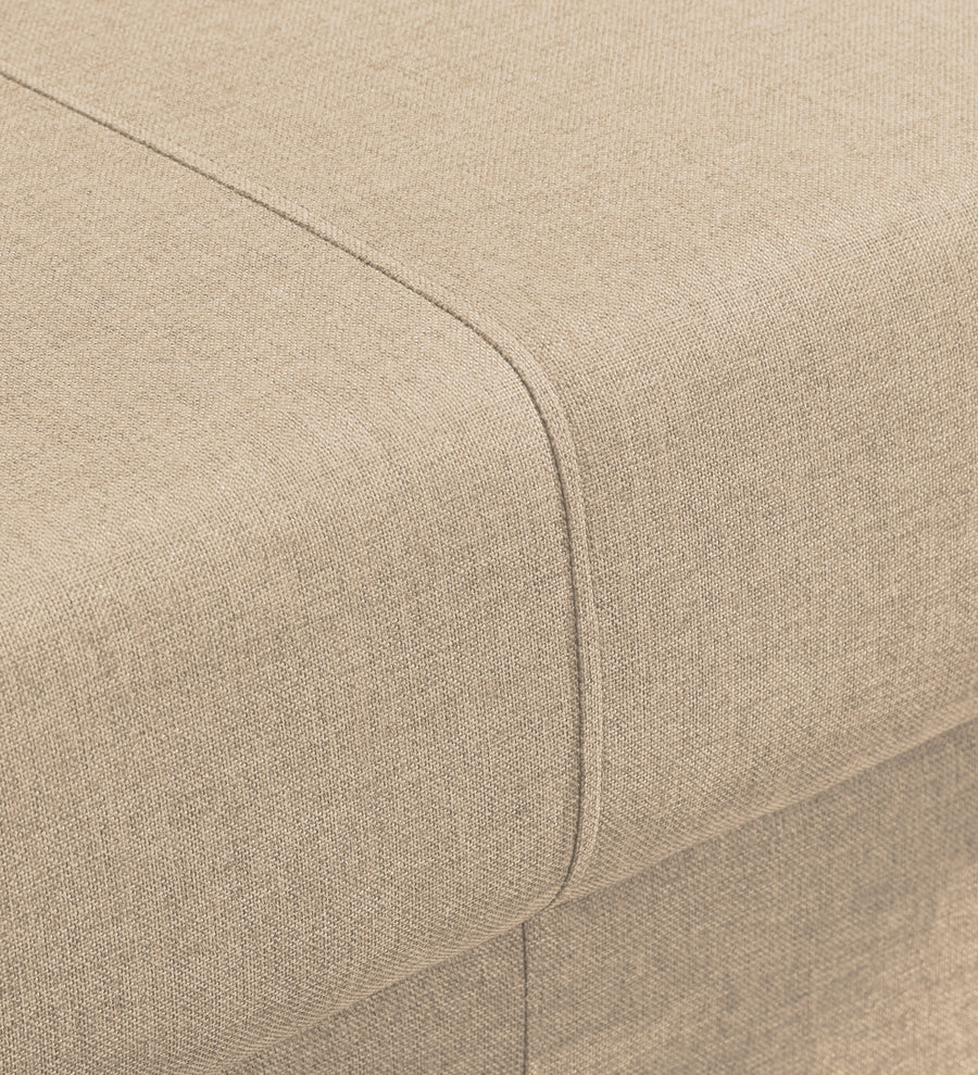 Devo Fabric 1 Seater Sofa In Olive Beige Colour - Febonic Living