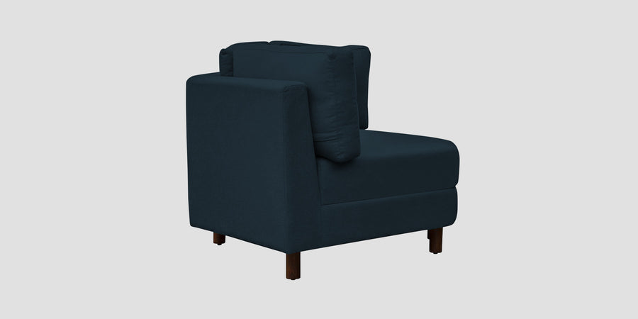 Betty Fabric 6 Seater Rhs Corner Sofa In Cool Blue Colour - Febonic Living