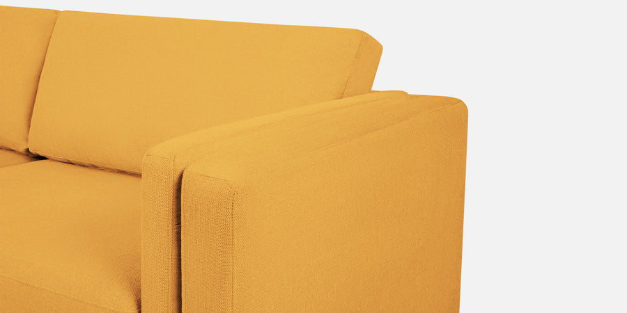 Jasper Velvet 2 Seater Sofa In Turmeric Yellow Colour - Febonic Living