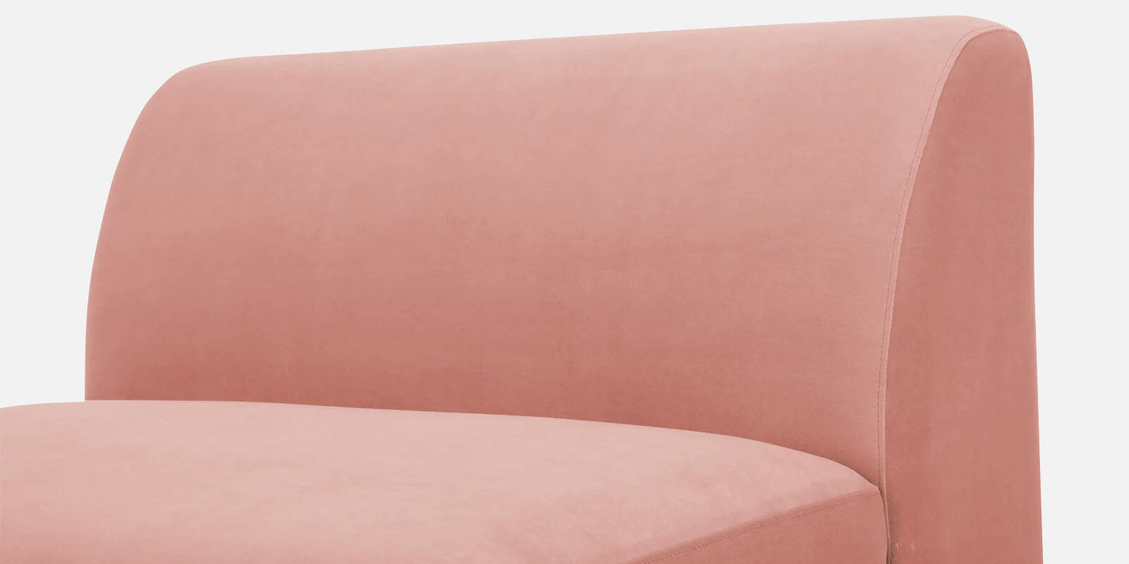 Bufa Velvet 3 Seater Sofa in Blush Pink Colour