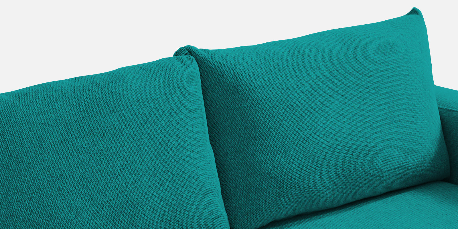 Roman Fabric 3 Seater Convertable Sofa Cum Bed in Sea Green Colour With Portable