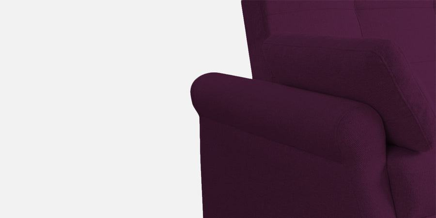 Fornia Fabric 2 Seater Pull Out Sofa Cum Bed In Greek Purple Colour - Febonic Living