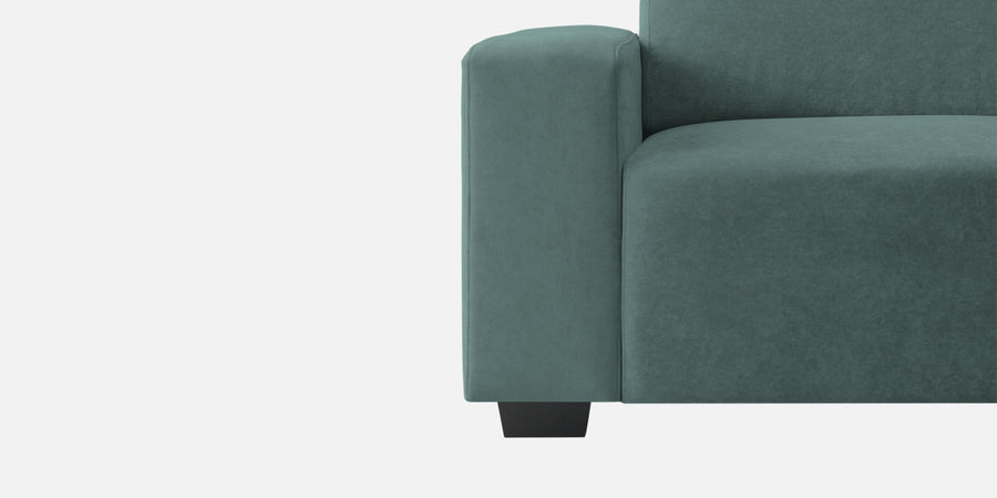 Hiro Fabric 3 Seater Sofa In Pista Green Colour - Febonic Living