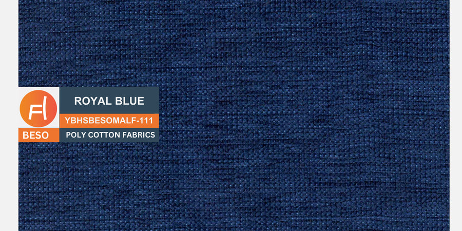 Sigma Fabric 3 Seater Pull Out Sofa Cum Bed In Royal Blue Colour - Febonic Living
