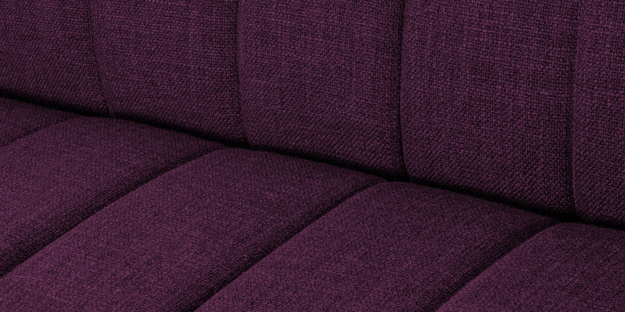 Lara Fabric 2 Seater Sofa In Greek Purple Colour - Febonic Living