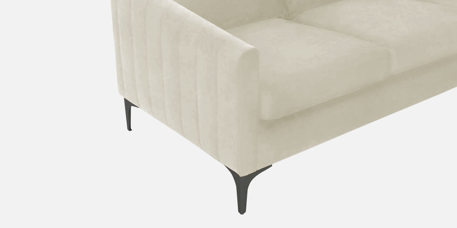 Haru Fabric Lhs Sectional Sofa 3 Lounger In Warm White Colour - Febonic Living