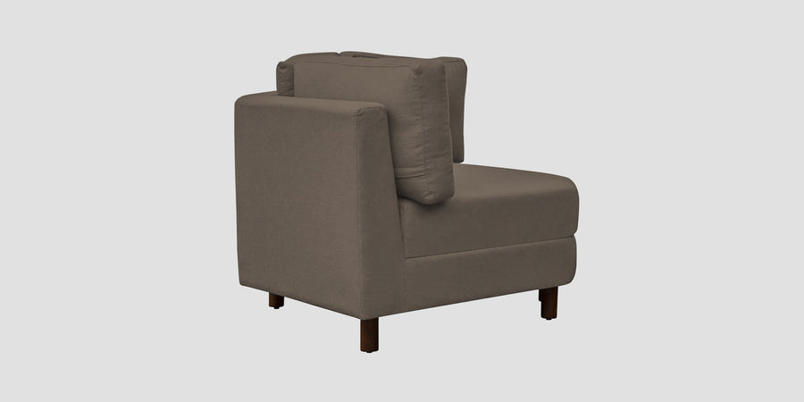 Betty Fabric 6 Seater Rhs Corner Sofa In Hazel Beige Colour - Febonic Living