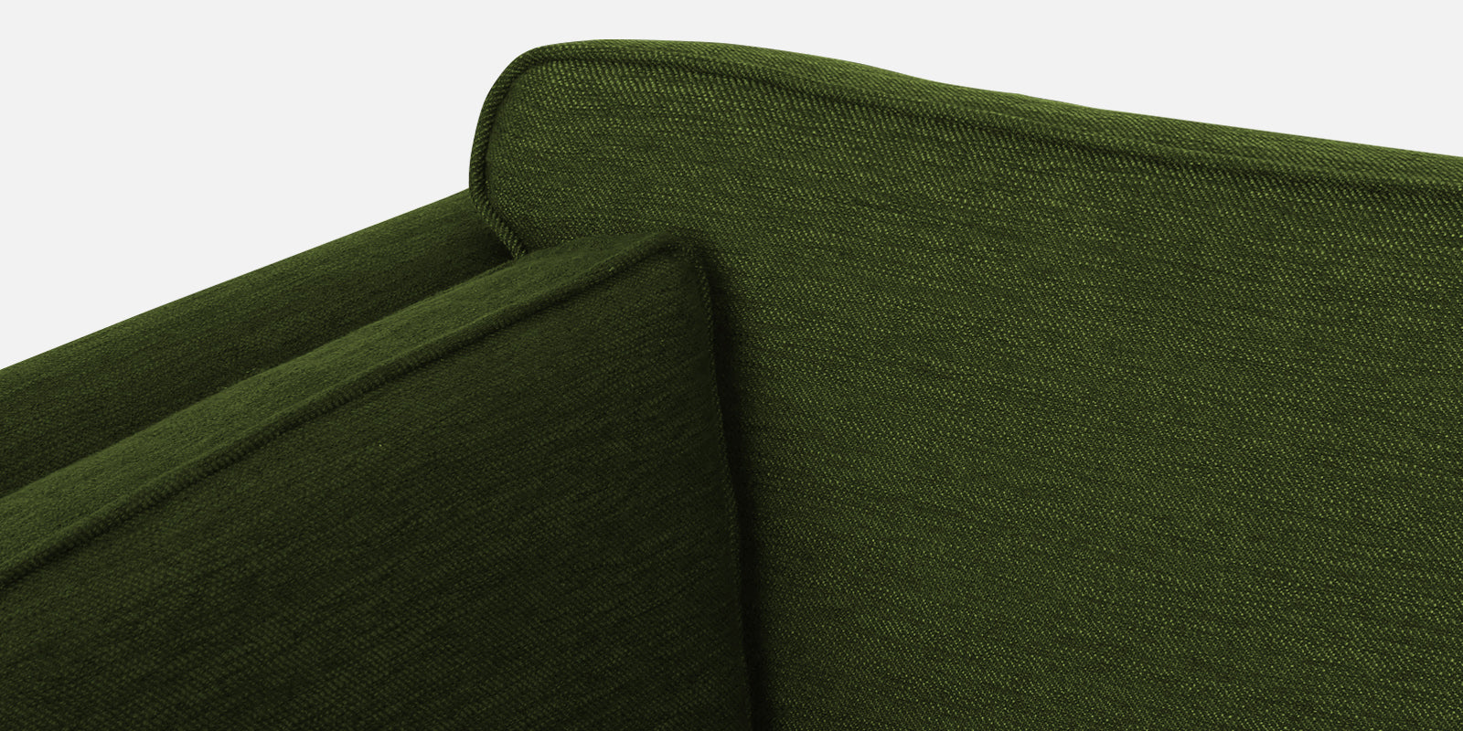 Nigar Fabric 3 Seater Sofa in Olive Green Colour