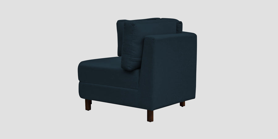 Betty Fabric 6 Seater Lhs Corner Sofa In Cool Blue Colour - Febonic Living