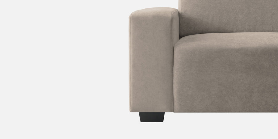 Hiro Fabric 3 Seater Sofa In Oat Beige Colour - Febonic Living