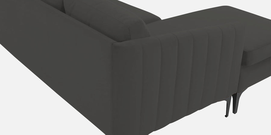 Haru Fabric Rhs Sectional Sofa 2 Lounger In Hory Grey Colour - Febonic Living