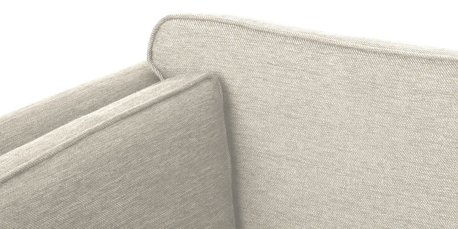 Nigar Fabric 2 Seater Sofa In Ivory Cream Colour - Febonic Living