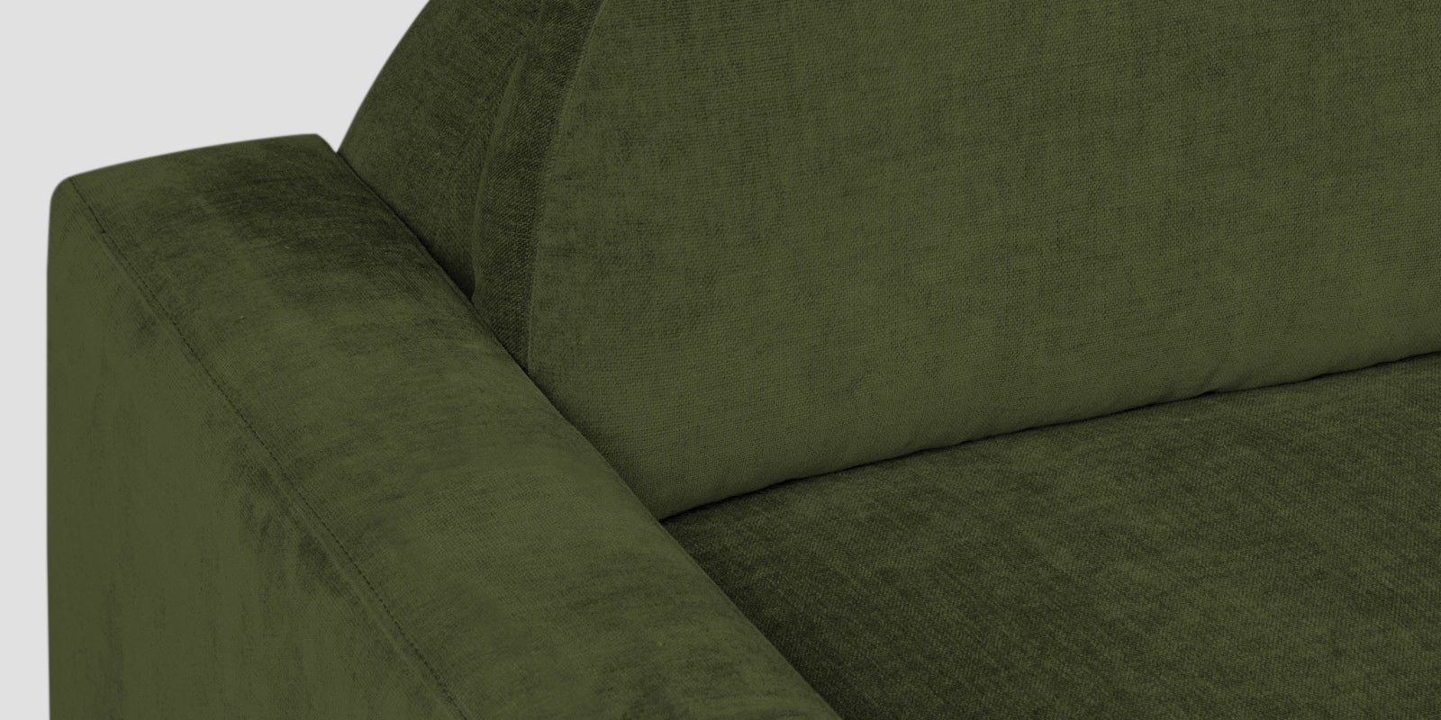 Dara Fabric 2 Seater Sofa In Olive Green Colour