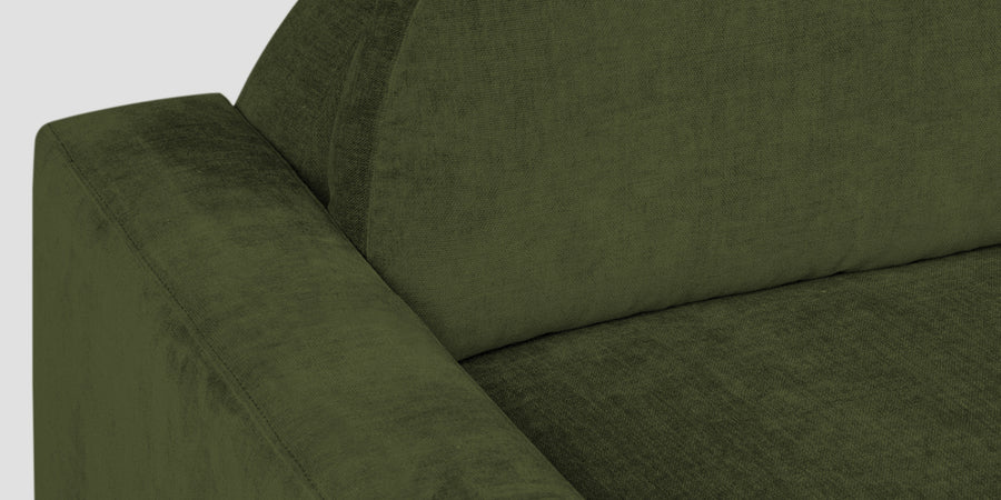 Dara Fabric 2 Seater Sofa In Olive Green Colour - Febonic Living