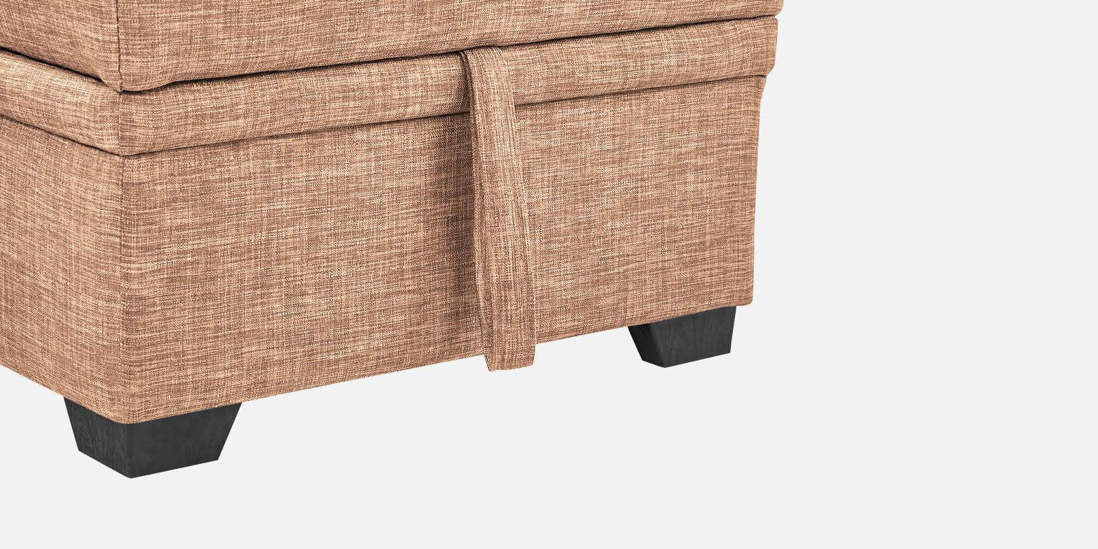 Jody Fabric 3 Seater Pull Out Sofa Cum Bed In Cosmic Beige Colour