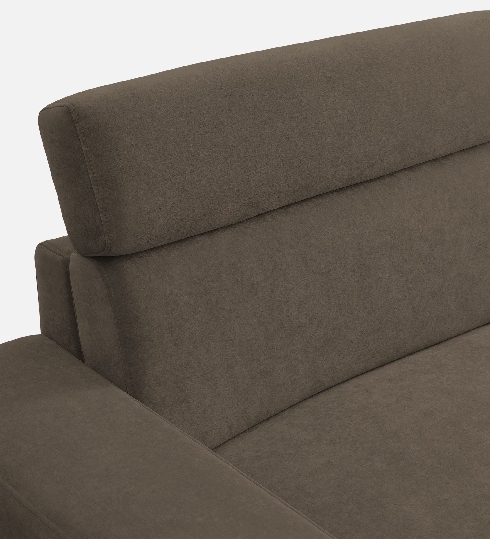 Hiro Fabric 1 Seater Sofa In  Broco Dust Colour - Febonic Living