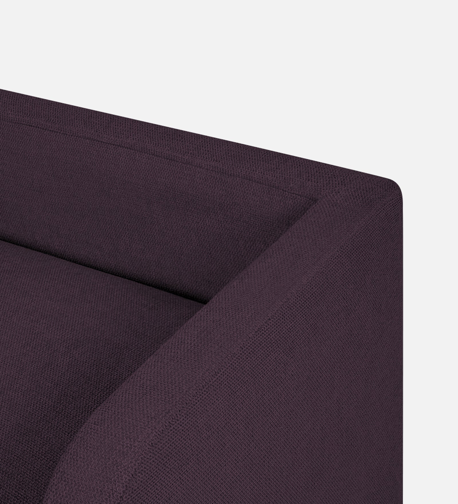 Maya Fabric Bench In Greek Purple Colour