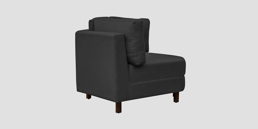 Betty Fabric 6 Seater Rhs Corner Sofa In Stone Grey Colour - Febonic Living