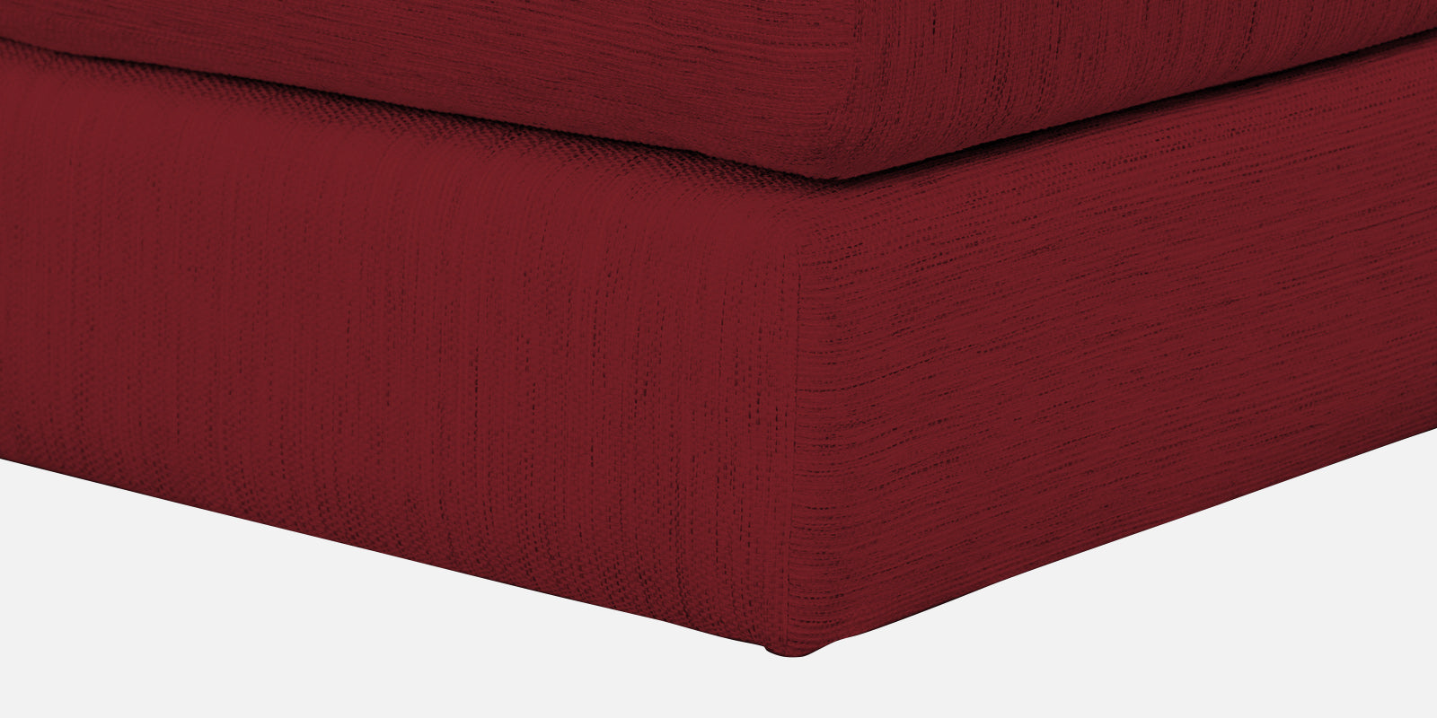 Ziggy Fabric RHS Sectional Sofa (3+Lounger) in Chilli Red Colour