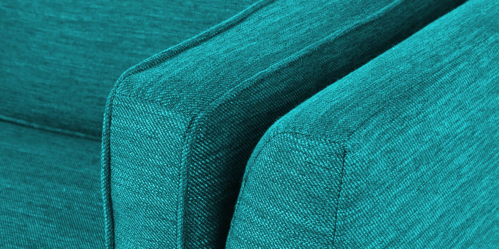 Nigar Fabric 3 Seater Sofa in Sea Green Colour