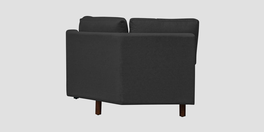 Betty Fabric 6 Seater Rhs Corner Sofa In Stone Grey Colour - Febonic Living