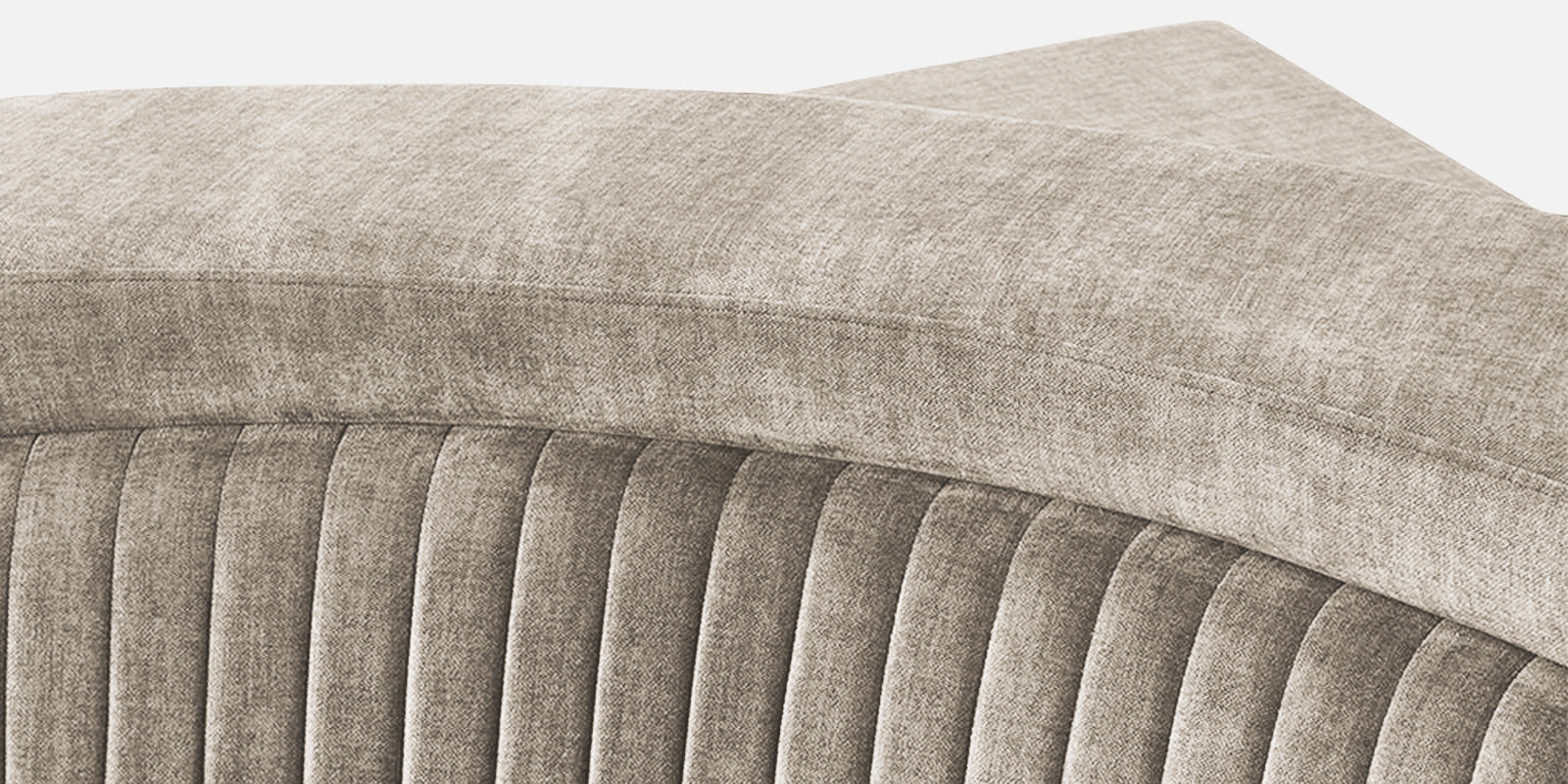 Draco Fabric Corner Sofa in Khaki Beige Colour