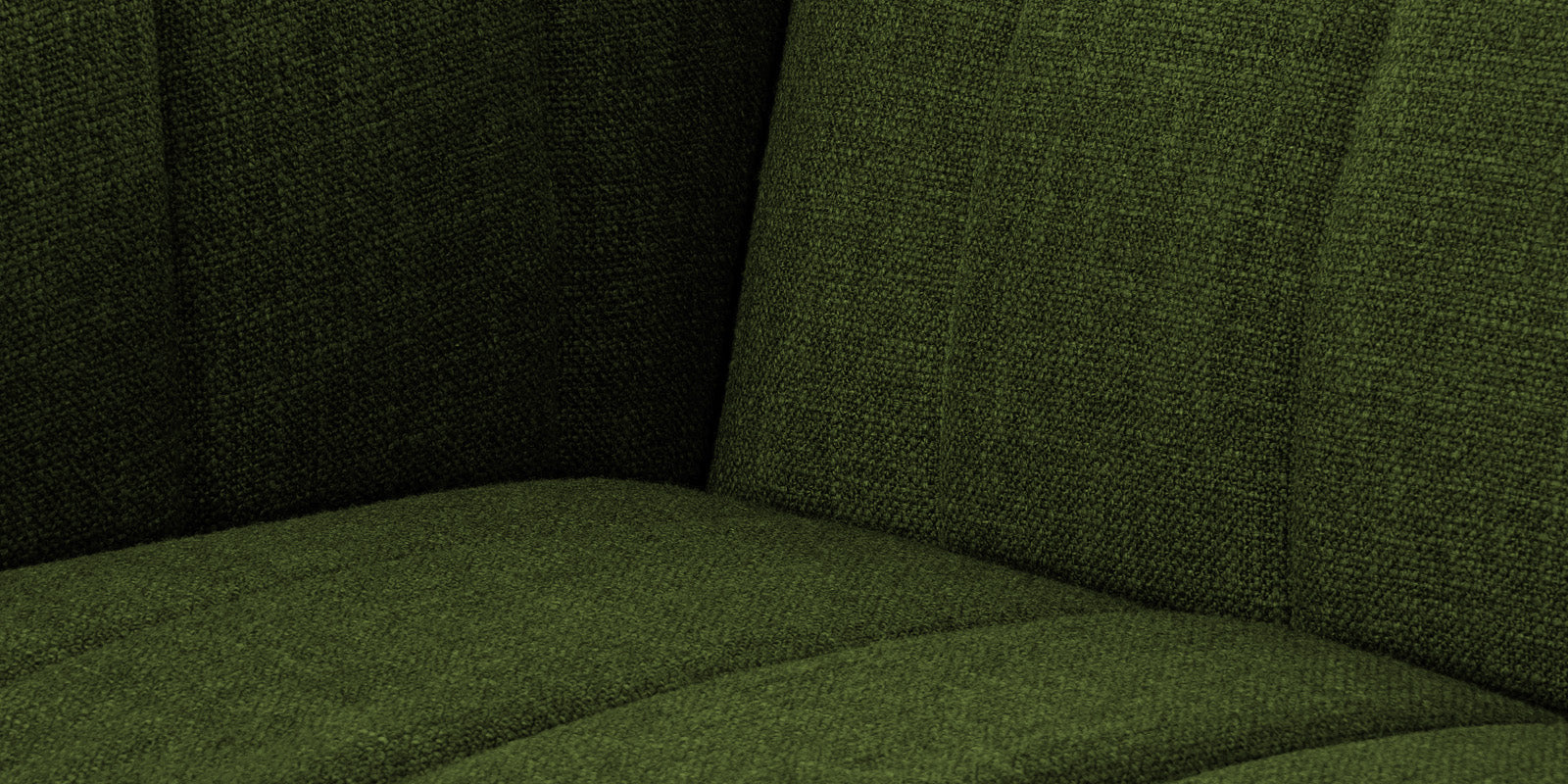 Lara Fabric 3 Seater Sofa in olive green Colour