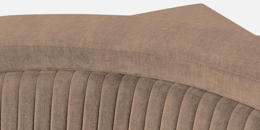 Draco Fabric 6 Seater Corner Sofa In Cookie Beige Colour - Febonic Living