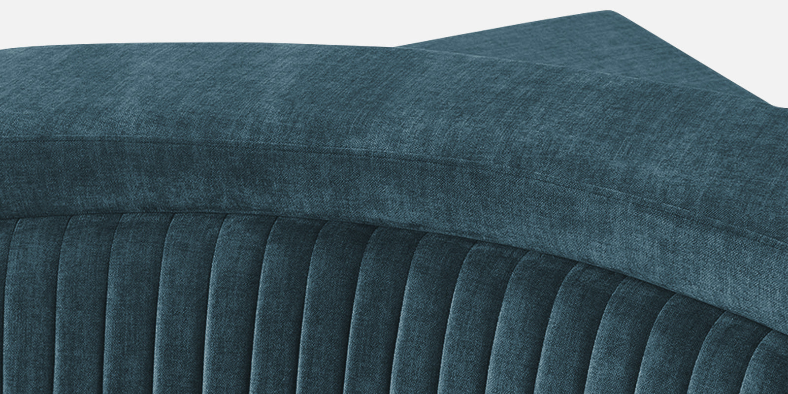 Draco Fabric Corner Sofa in Harbour Blue Colour