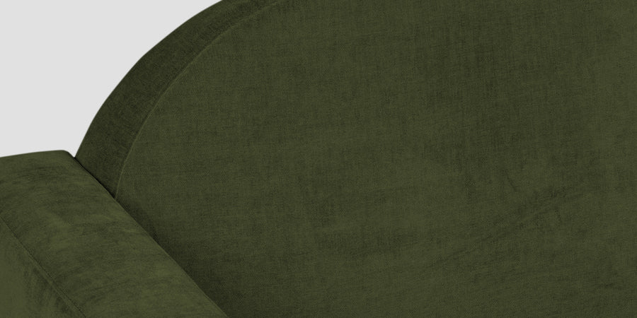 Dara Fabric 2 Seater Sofa In Olive Green Colour - Febonic Living