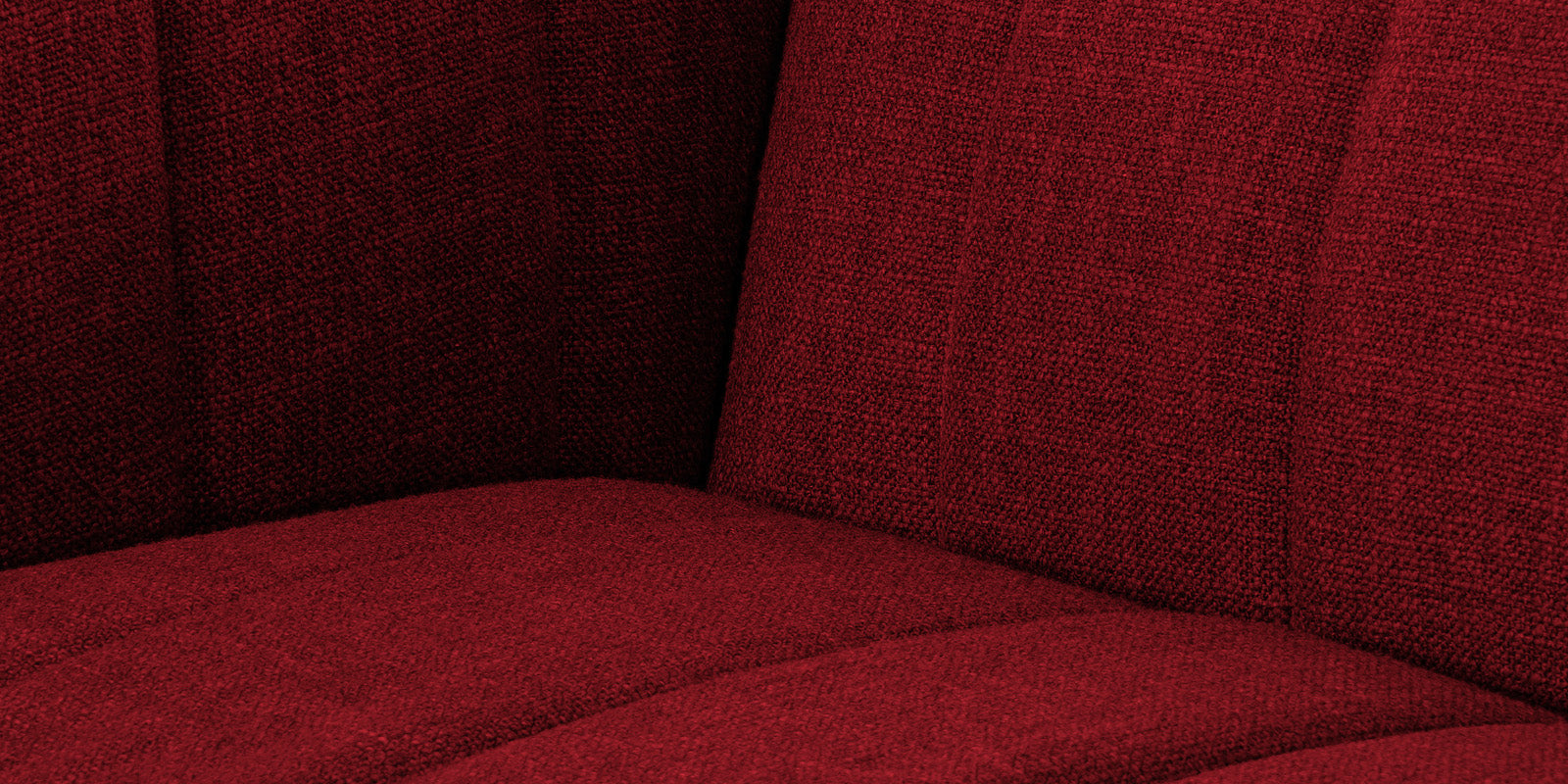 Lara Fabric 2 Seater Sofa in Blood Maroon Colour