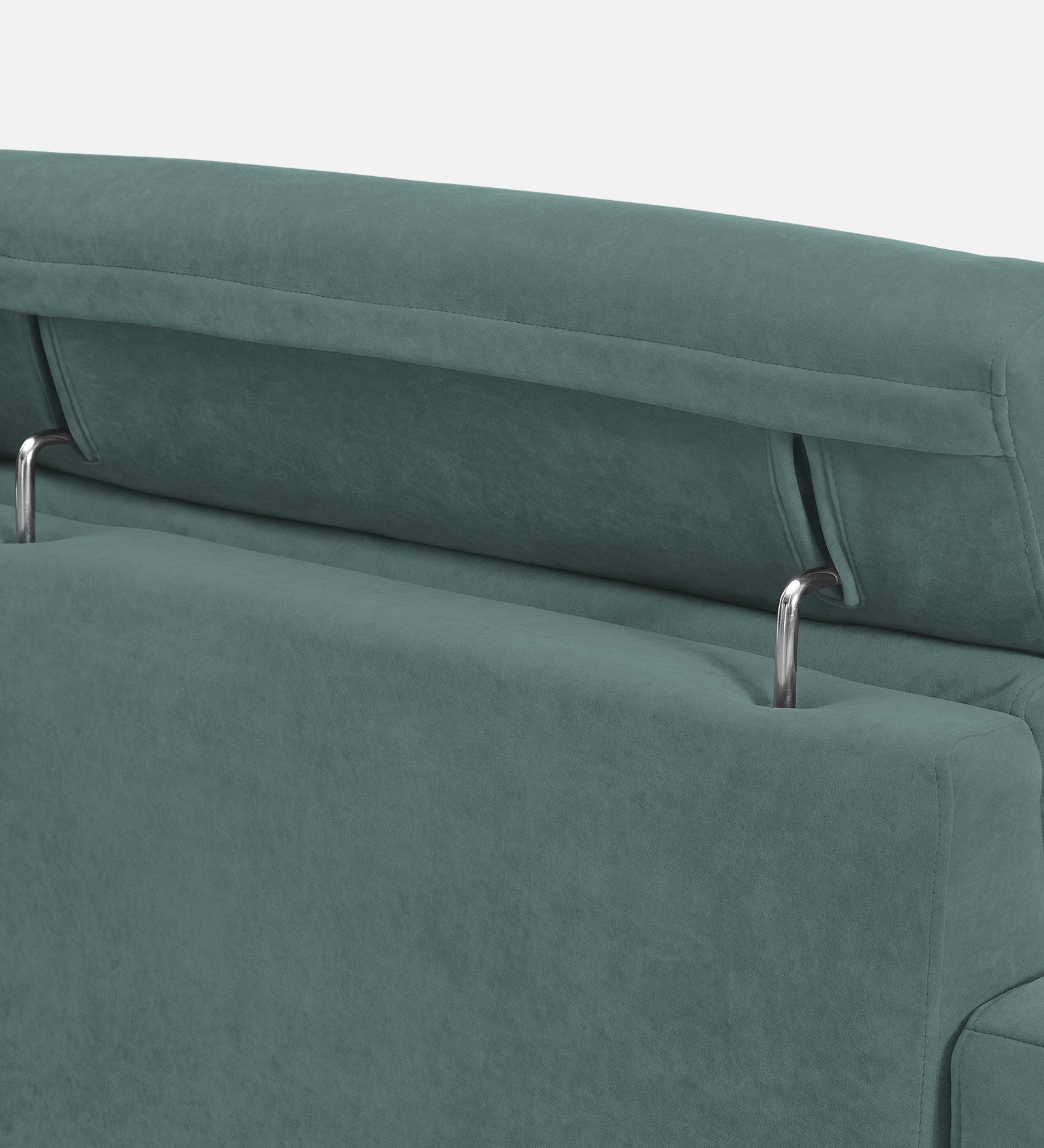 Hiro Fabric 1 Seater Sofa In  Pista Green Colour - Febonic Living