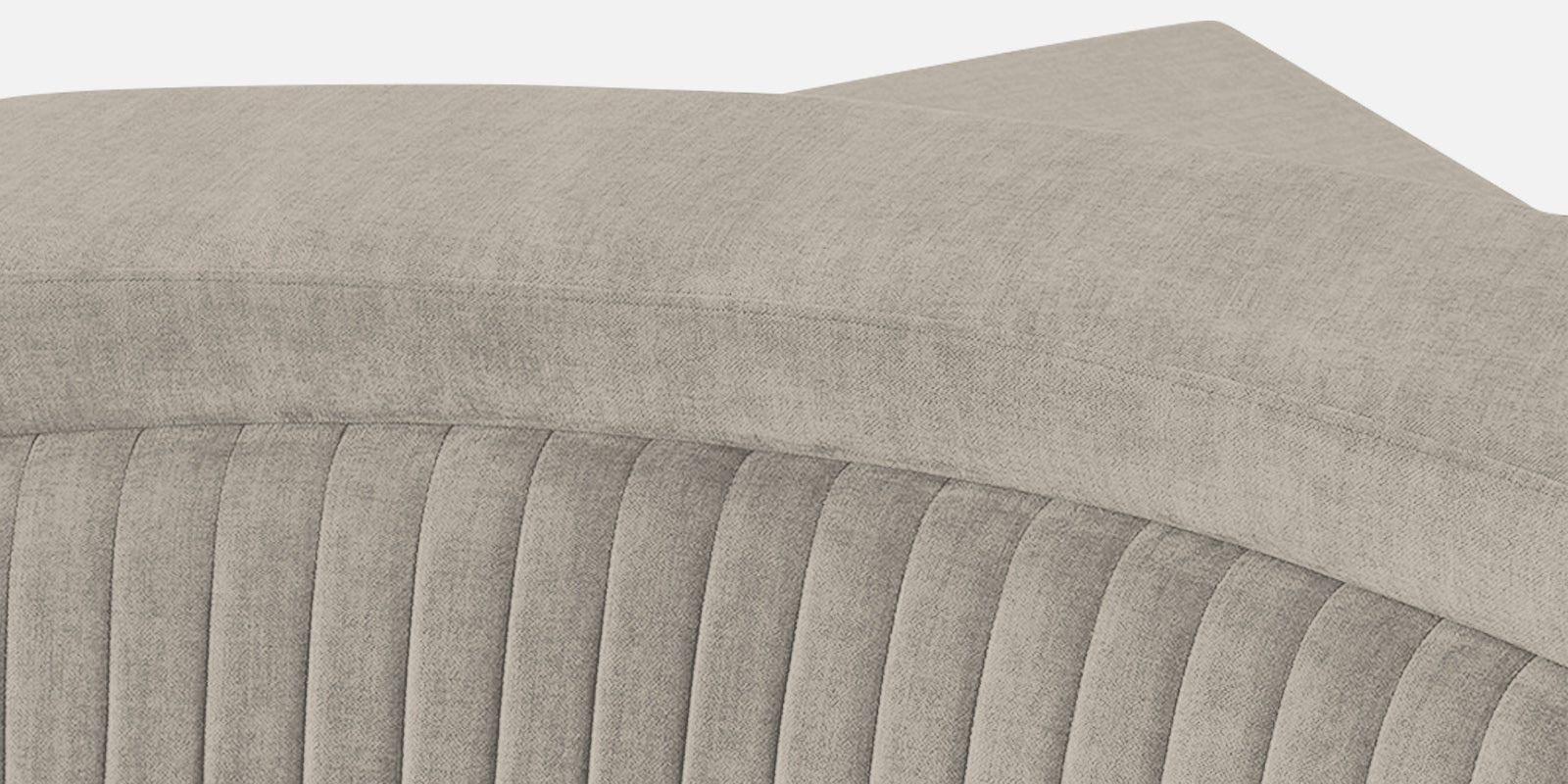 Draco Fabric 6 Seater Corner Sofa In Ash Grey Colour - Febonic Living
