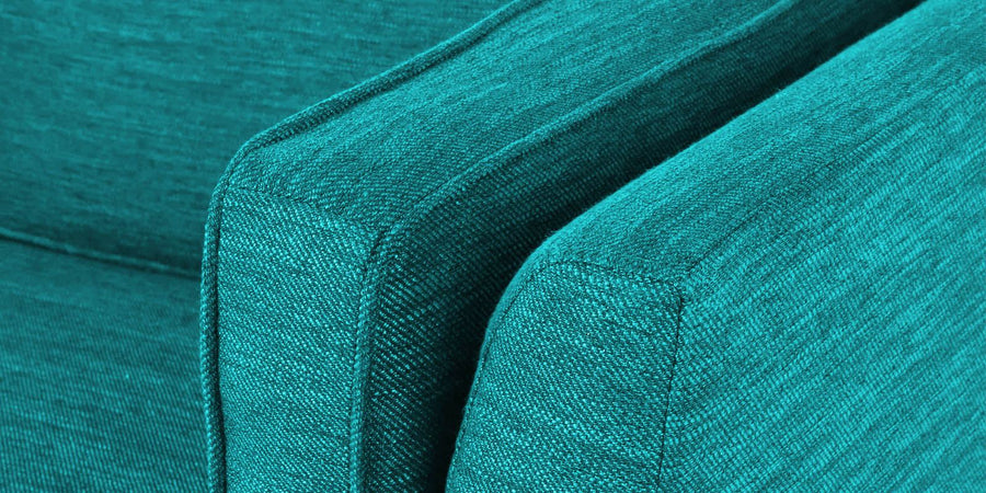 Nigar Fabric 2 Seater Sofa In Sea Green Colour - Febonic Living
