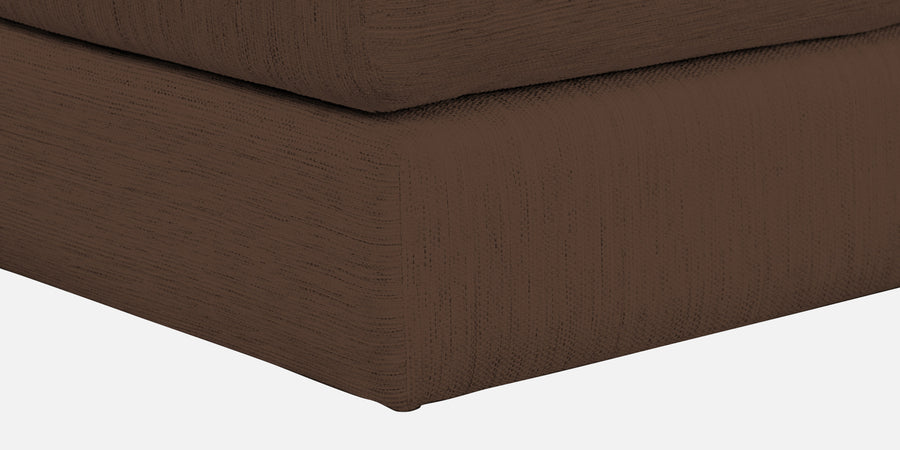 Ziggy Fabric Lhs Sectional Sofa 3 Lounger In Ash Brown Colour - Febonic Living