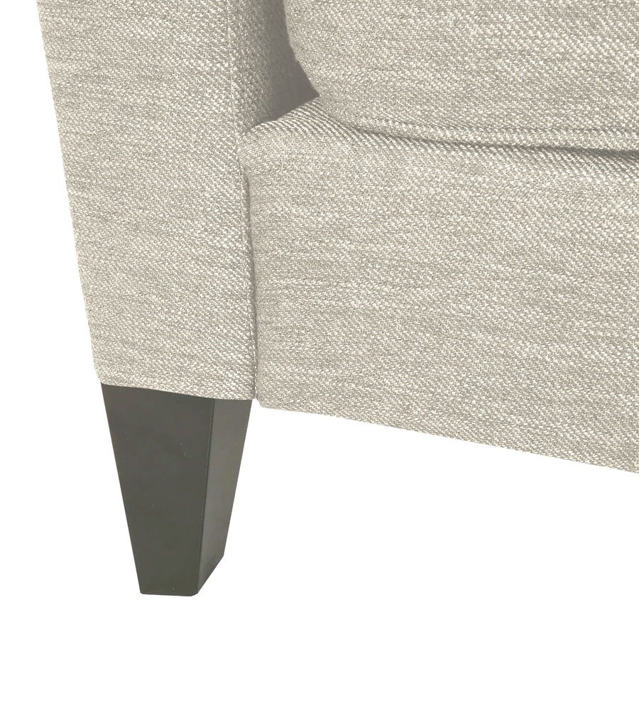 Nigar Fabric 1 Seater Sofa In Ivory Beige Colour - Febonic Living