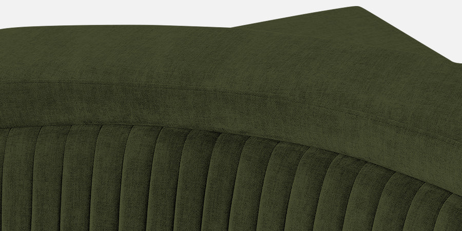 Draco Fabric 6 Seater Corner Sofa In Olive Green Colour - Febonic Living