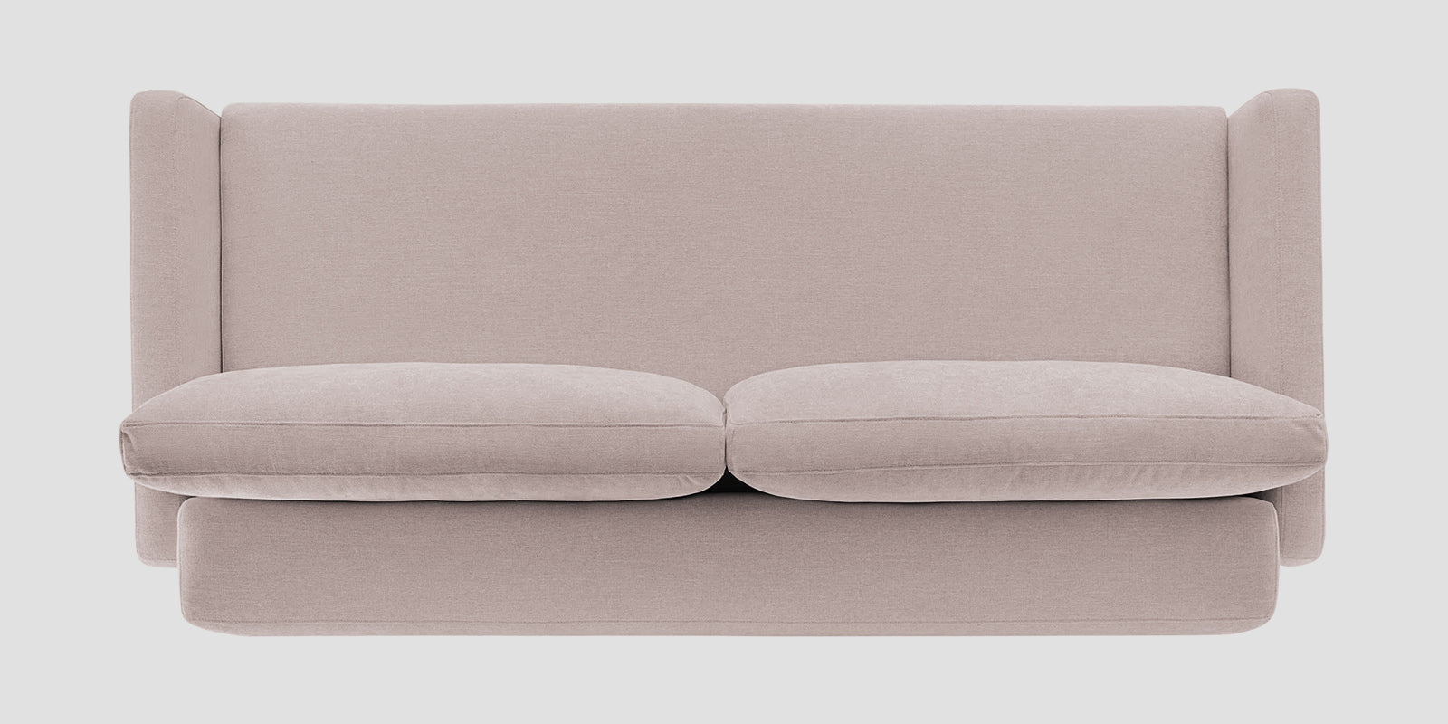 Leora Fabric 3 Seater Convertible Sofa Cum Bed In Almond Beige Colour - Febonic Living