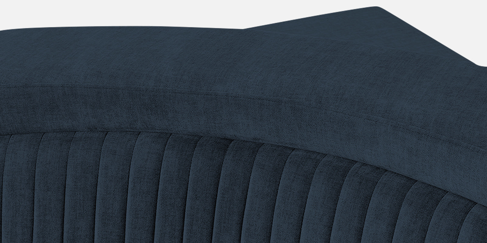Draco Fabric 6 Seater Corner Sofa In Denim Blue Colour - Febonic Living