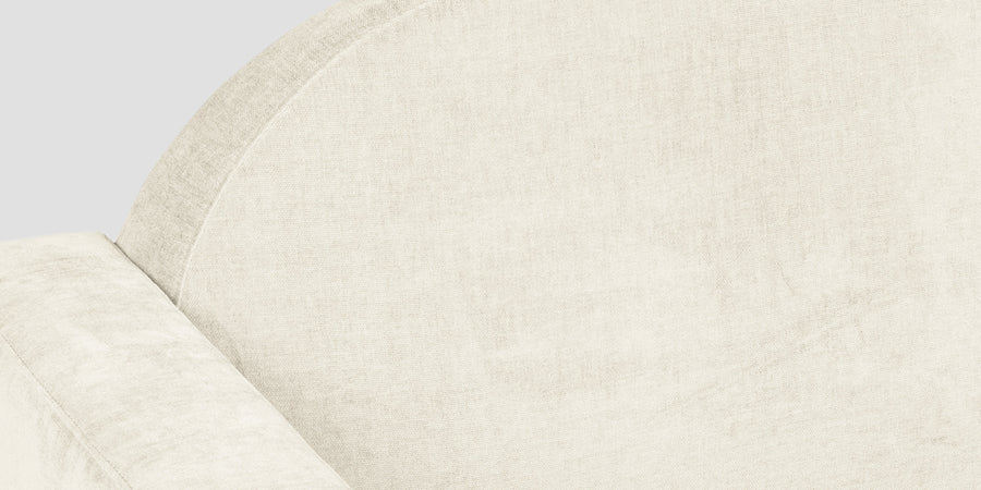 Dara Fabric 2 Seater Sofa In Ivory Cream Colour - Febonic Living