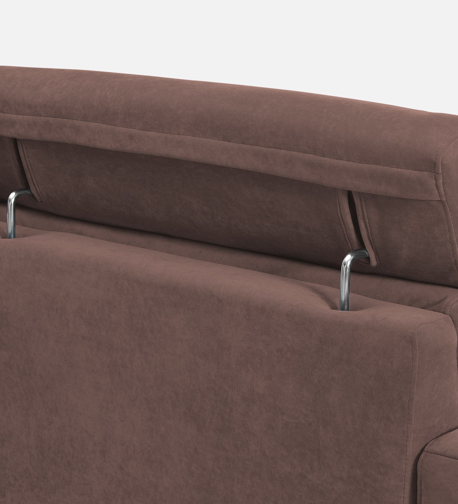 Hiro Fabric 1 Seater Sofa In  Berry Wine Colour - Febonic Living