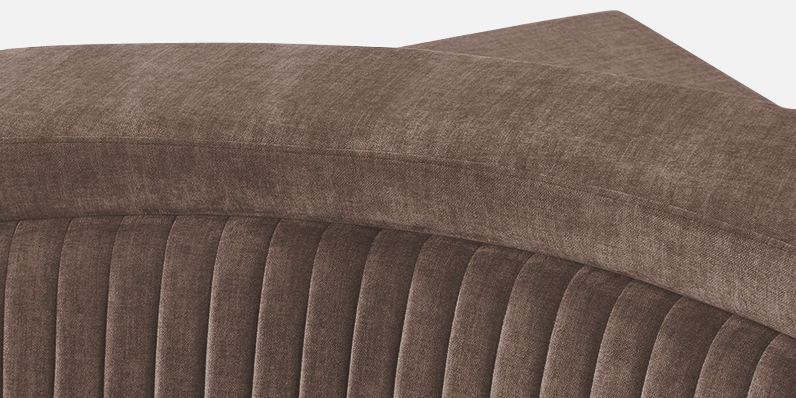 Draco Fabric Corner Sofa in Ginger Brown Colour