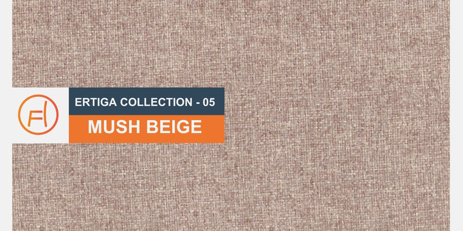 Bony Fabric 3 Seater Convertible Sofa Cum Bed In Mush Beige Colour - Febonic Living