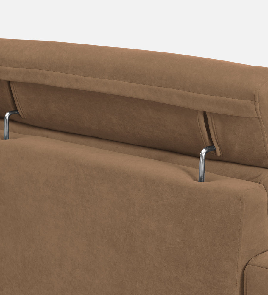 Hiro Fabric 1 Seater Sofa In Dusty Peach Colour - Febonic Living