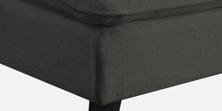Toner Fabric 3 Seater Convertible Sofa Cum Bed In Charcoal Grey Colour - Febonic Living