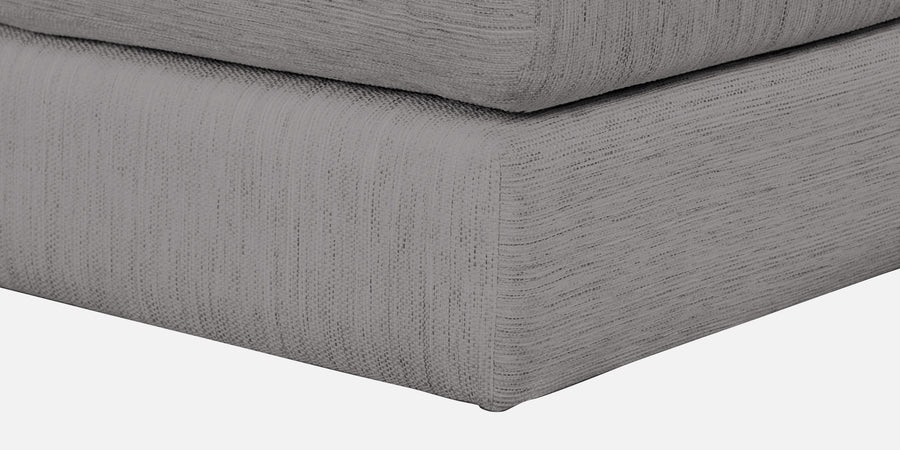 Ziggy Fabric Rhs Sectional Sofa 3 Lounger In Silver Grey Colour - Febonic Living